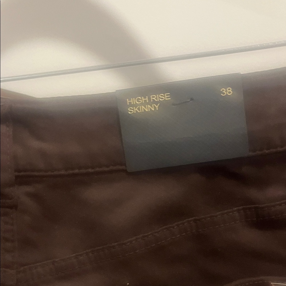 Massimo Dutti Chocolate Brown Skinny Pants - Picture 4 of 6